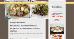 Desktop Screenshot of bravobistro.pl